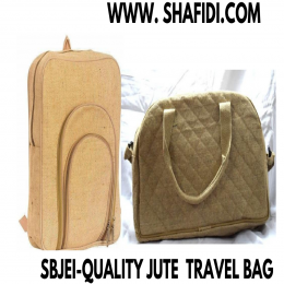 JUTE  TRAVEL BAG